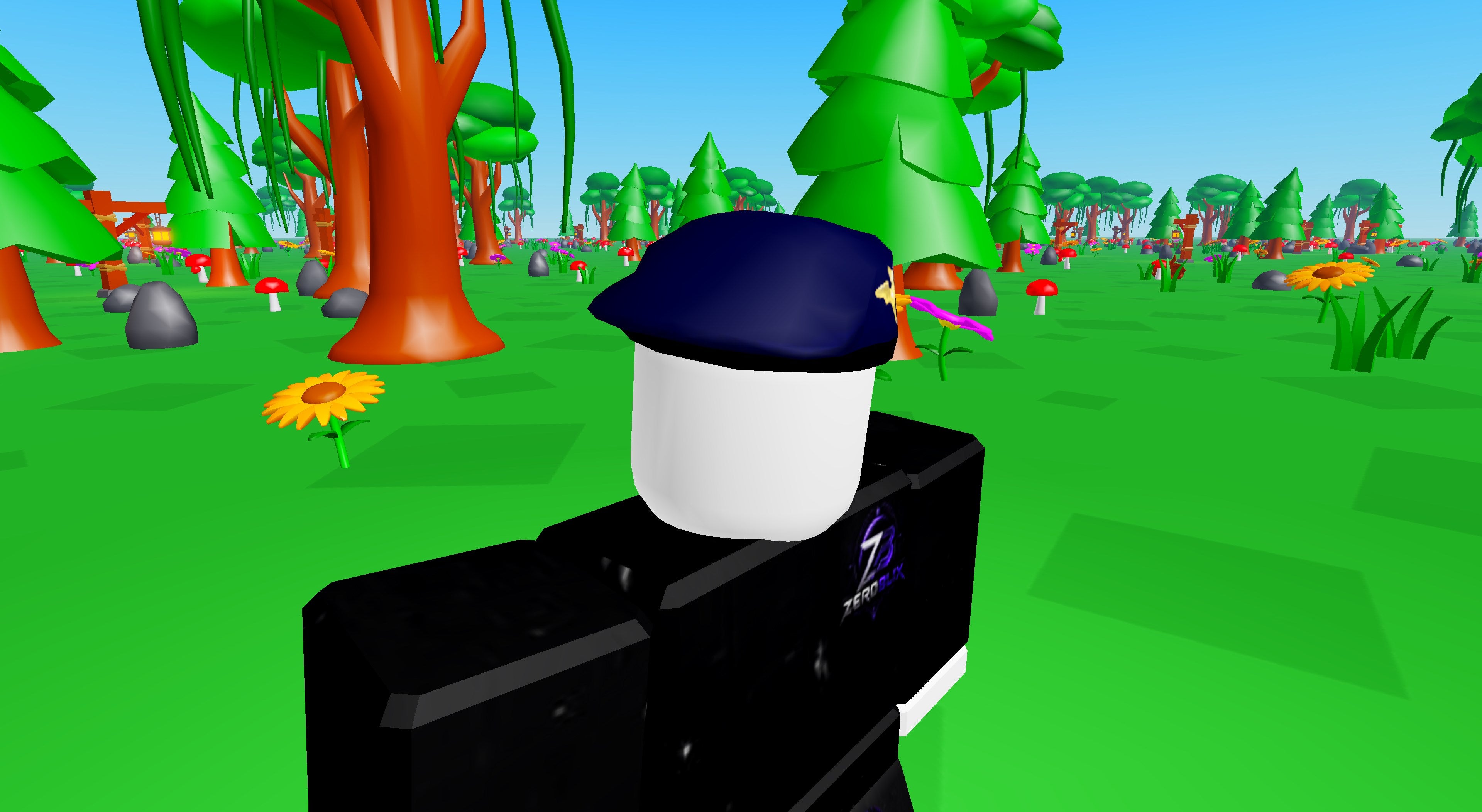 Blue Ghost Beret | Roblox Toy Code
