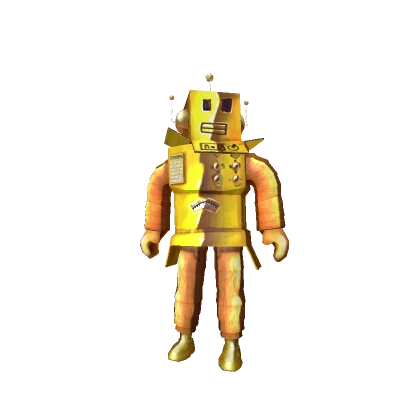 Golden Mr. Robot | Roblox Toy Code