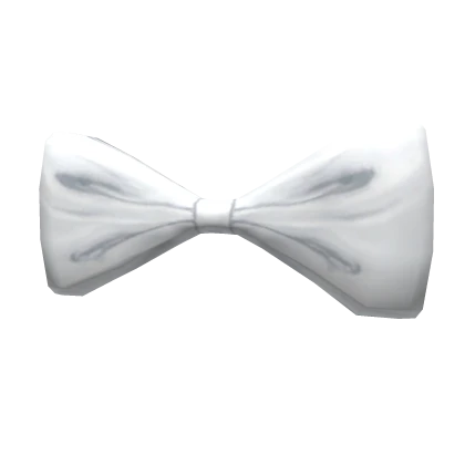 Fancy White Bow Tie | Roblox Toy Code