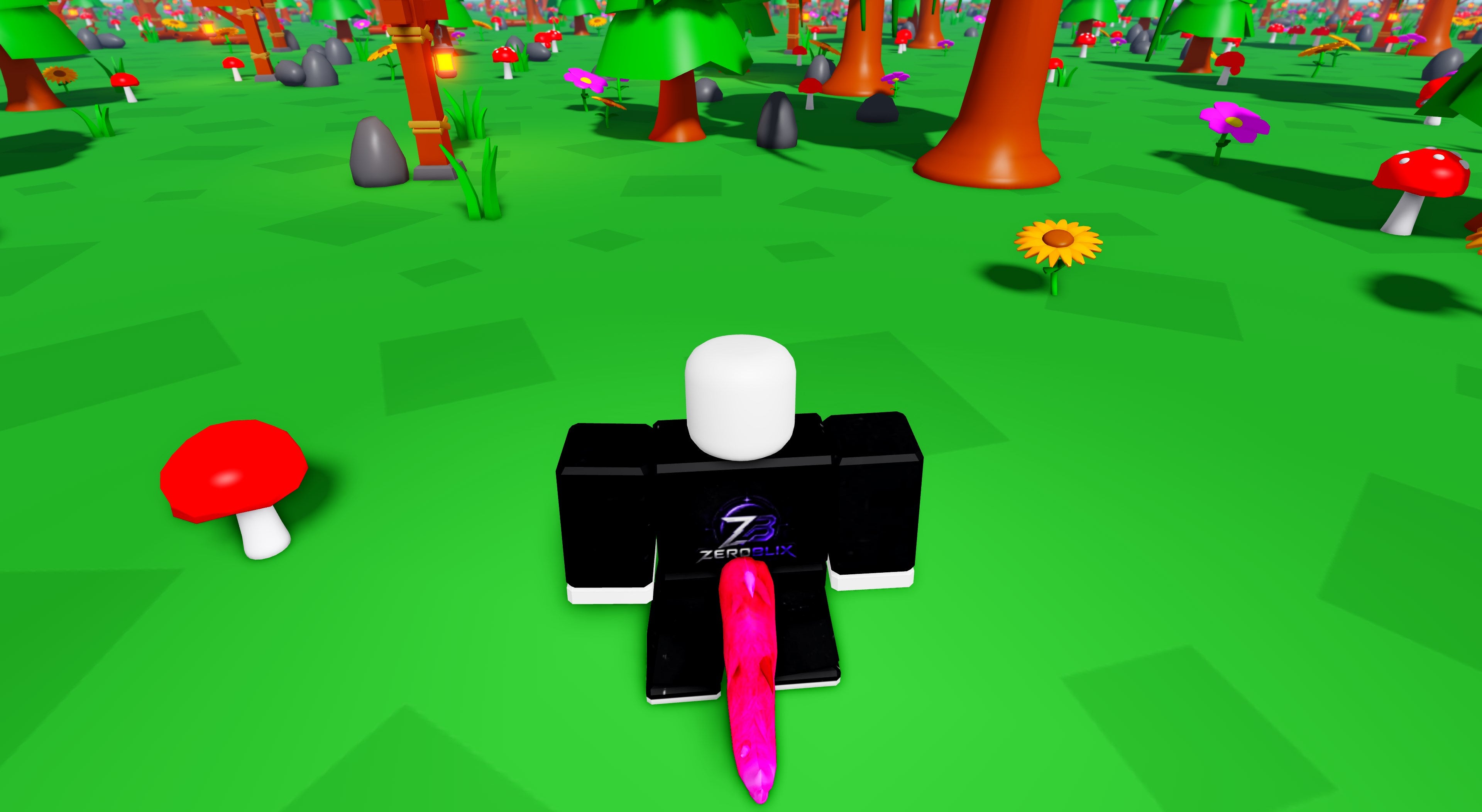 Neon Pink Werewolf Tail | Roblox Toy Code