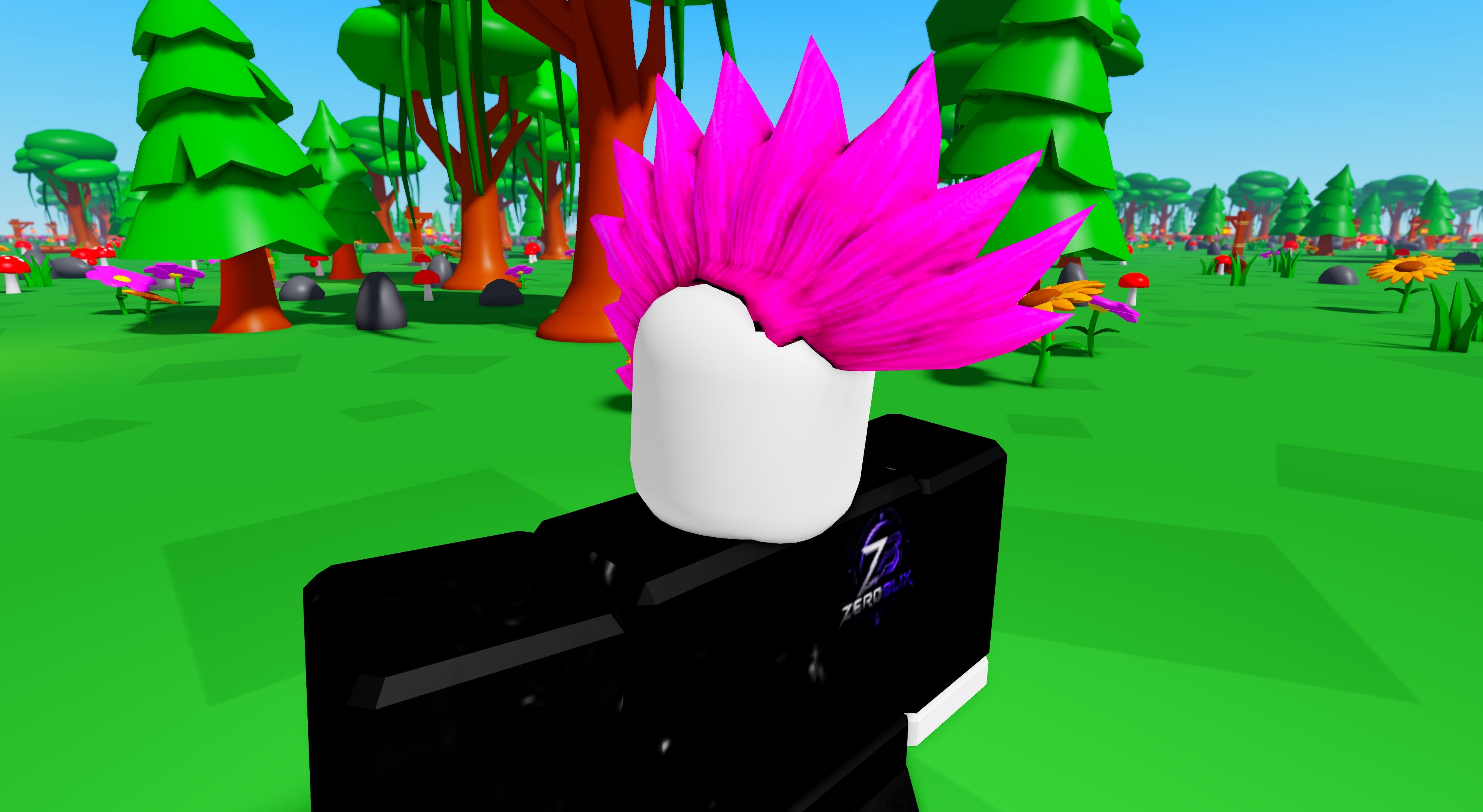 Neon Pink Party Mohawk | Roblox Toy Code