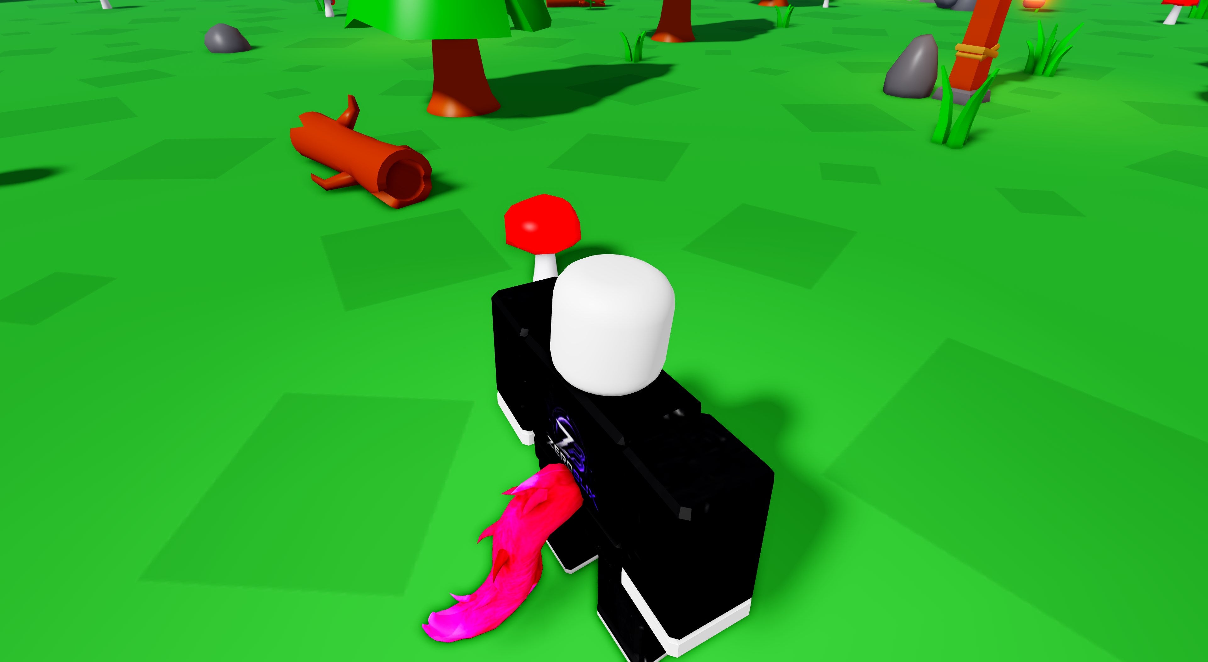 Neon Pink Werewolf Tail | Roblox Toy Code