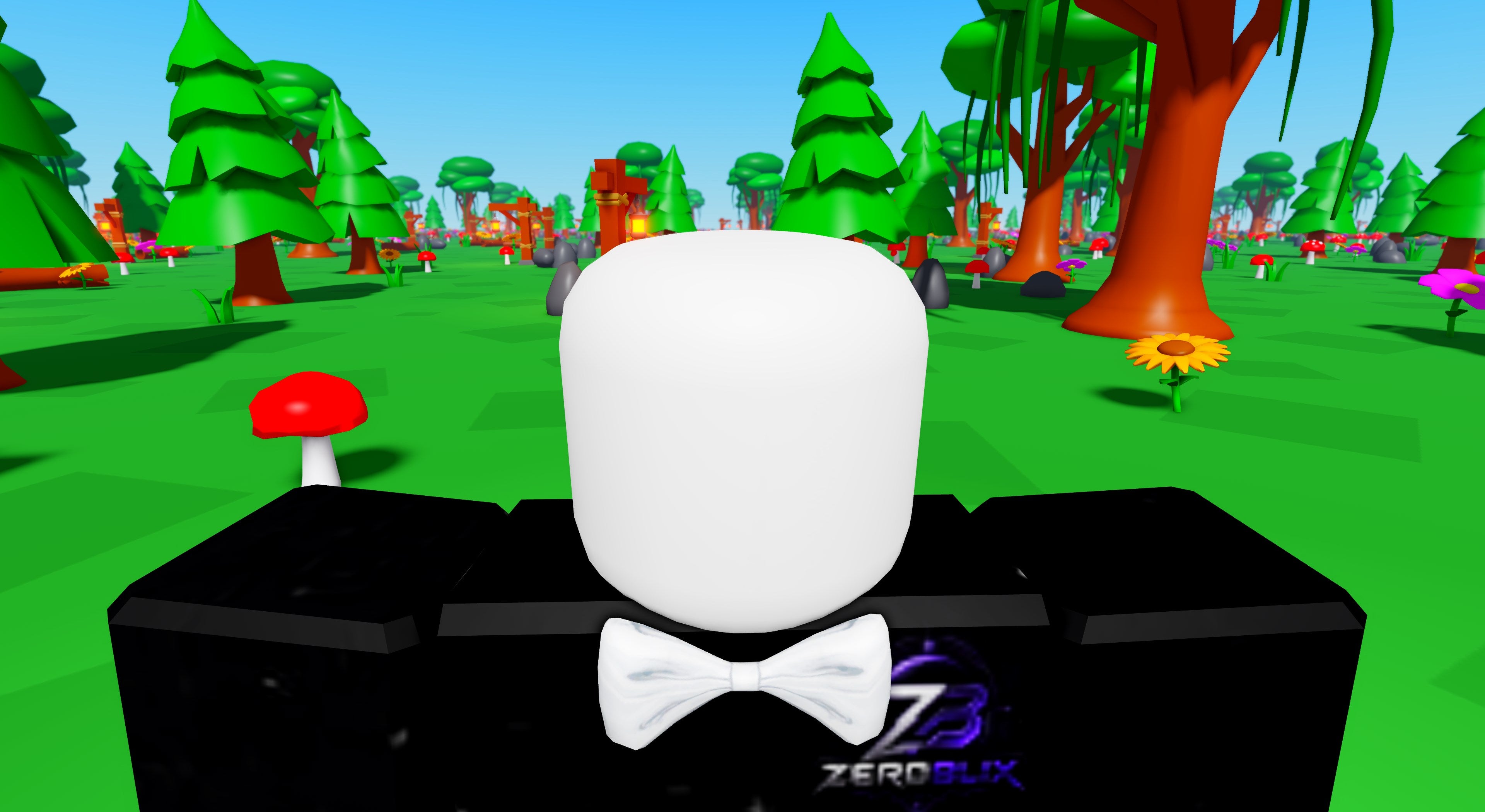 Fancy White Bow Tie | Roblox Toy Code