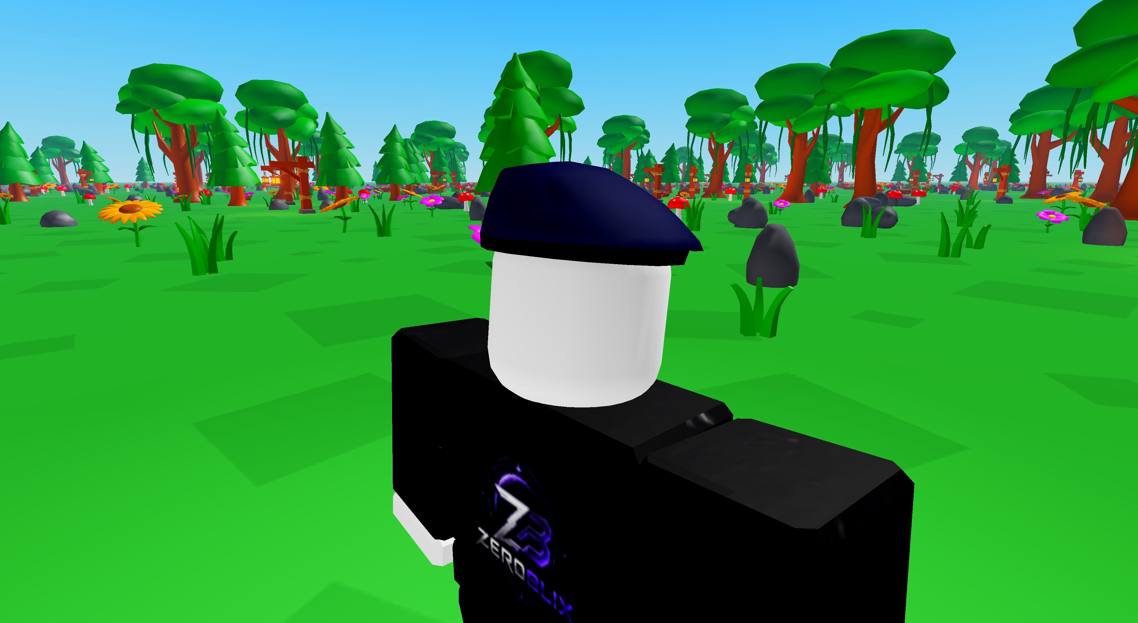 Blue Ghost Beret | Roblox Toy Code