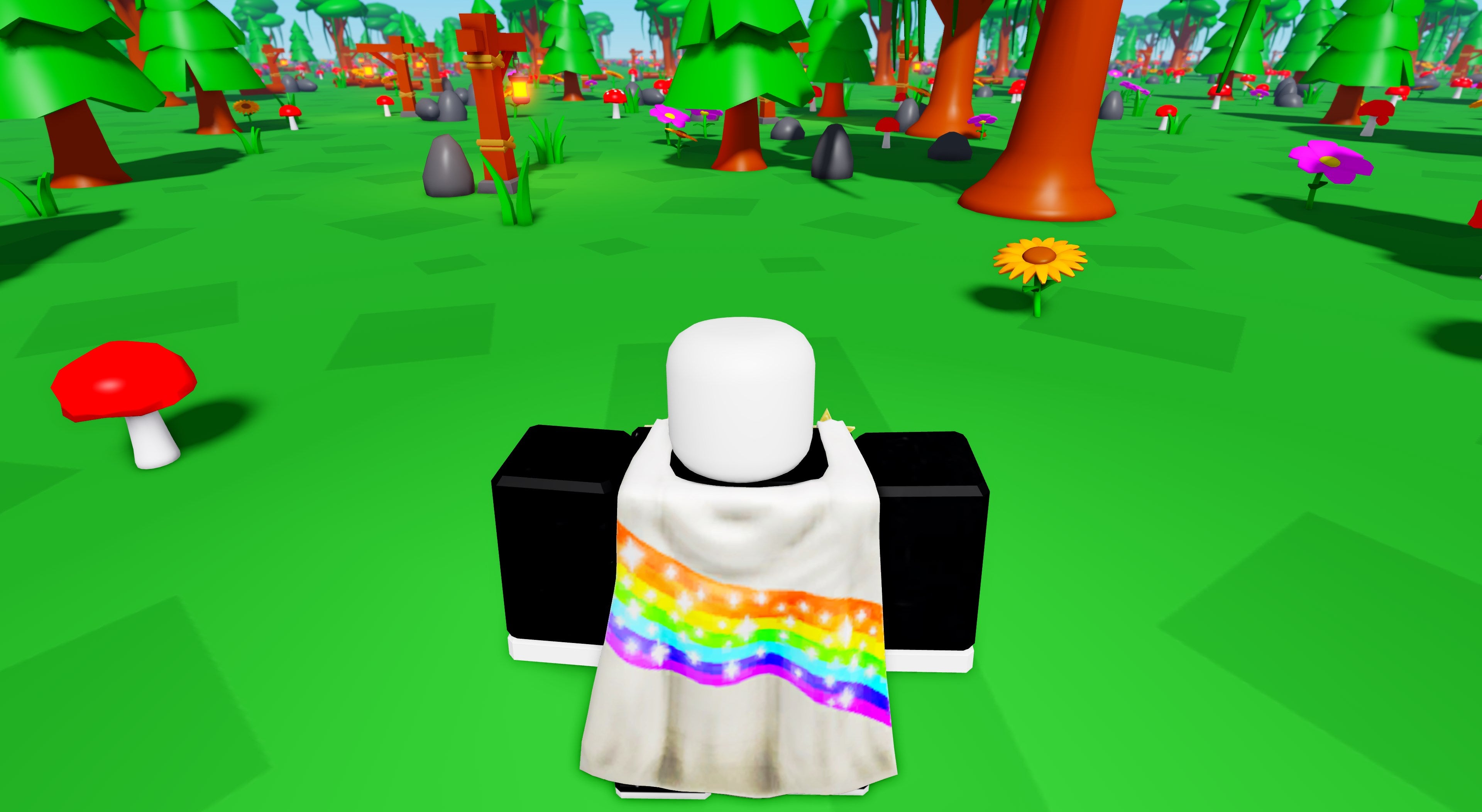 Glimmering Rainbow Cape | Roblox Toy Code