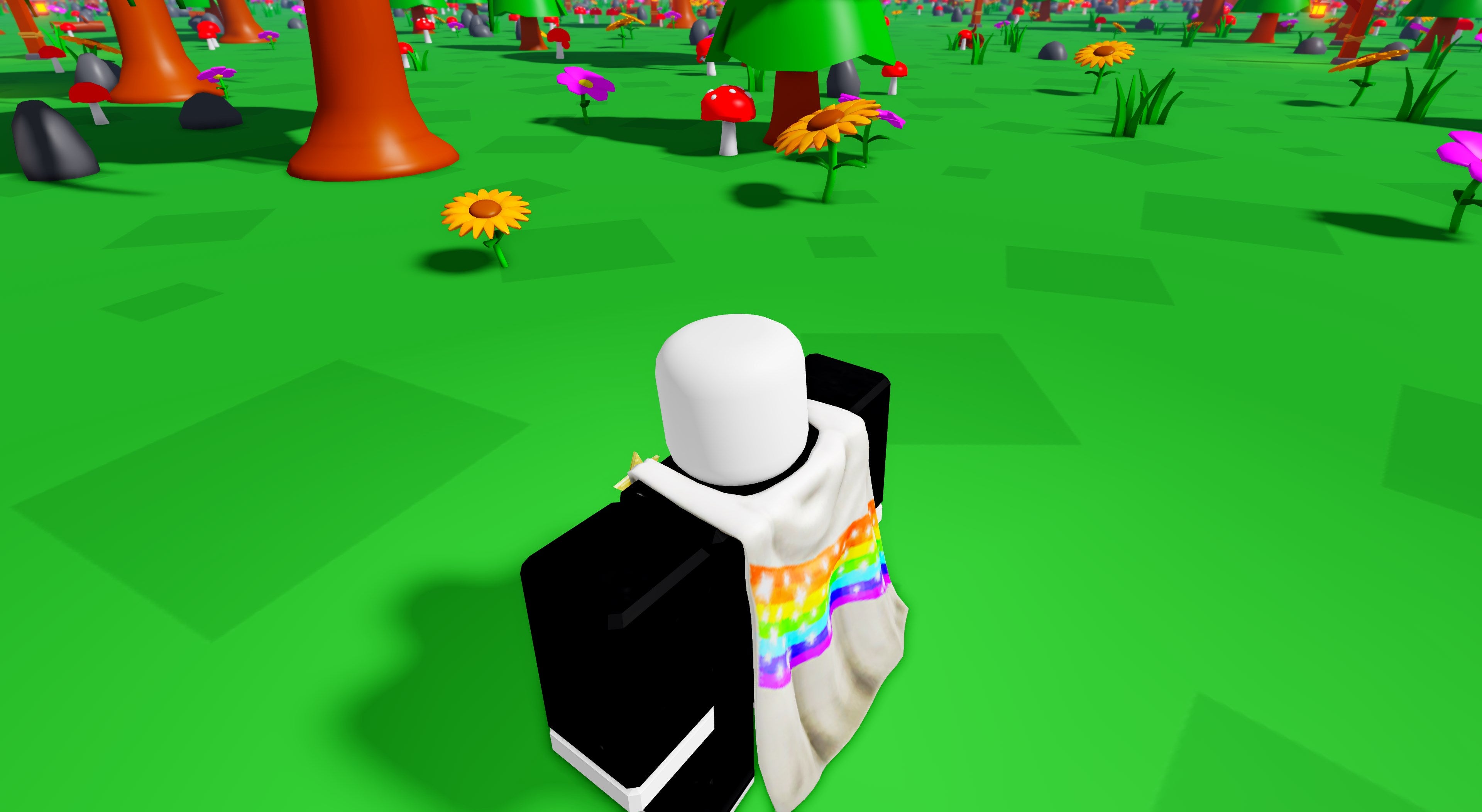 Glimmering Rainbow Cape | Roblox Toy Code